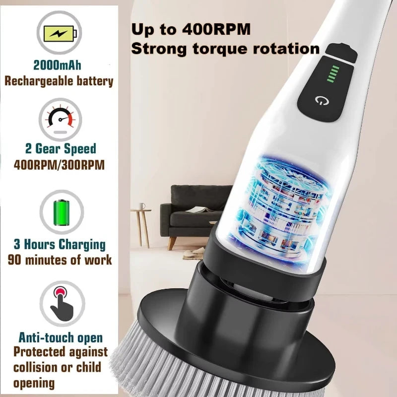 Cordless Spin Scrubber