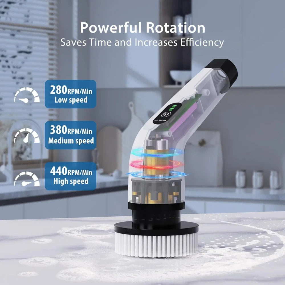 Cordless Spin Scrubber